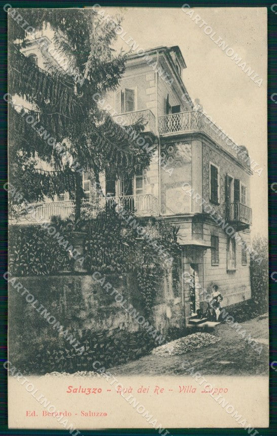 Cuneo Saluzzo Villa Luppo cartolina MT5643 – fronte