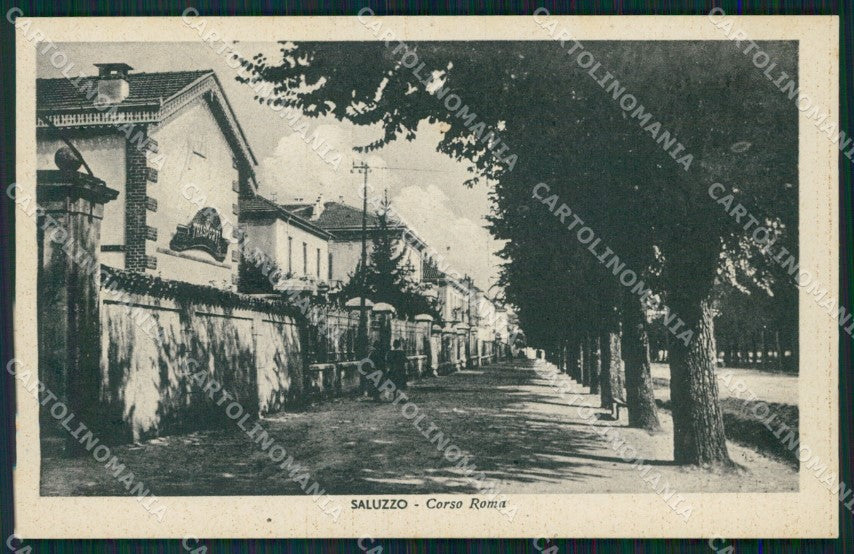 Cuneo Saluzzo Corso Roma cartolina MT5662 – fronte