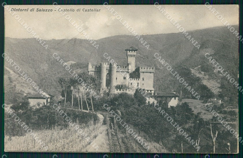 Cuneo Saluzzo Castello di Castellar cartolina MT5669 – fronte