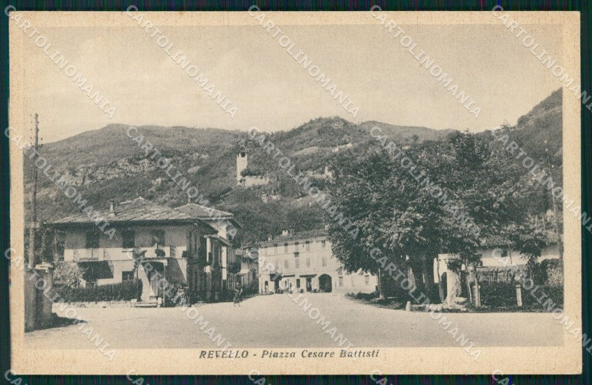 Cuneo Revello Piazza Cesare Battisti cartolina MT5675 – fronte