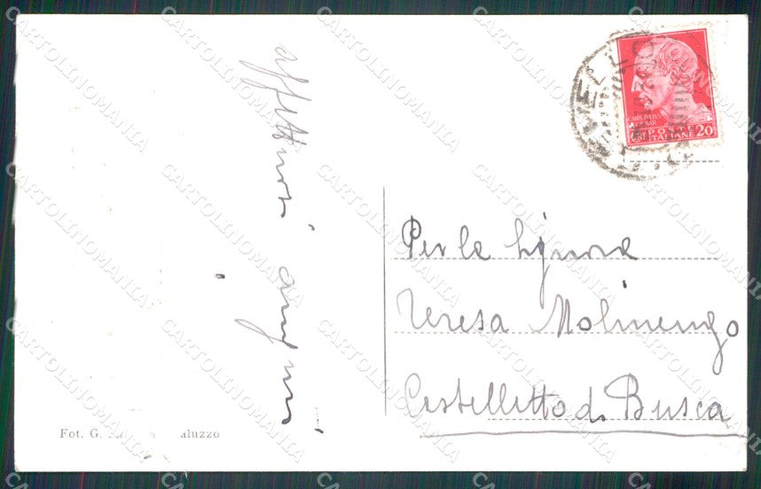 Cuneo Revello ABRASA cartolina MT5679 – retro
