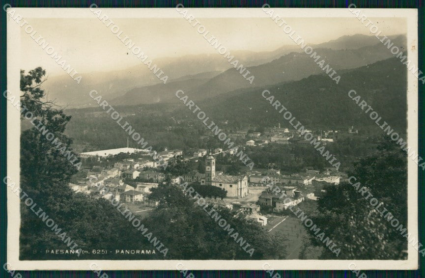 Cuneo Paesana Panorama Foto cartolina MT5688 – fronte