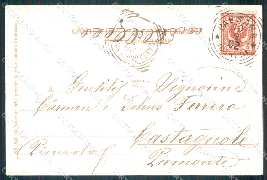 Cuneo Paesana Panorama Valle Po cartolina MT5690 – retro