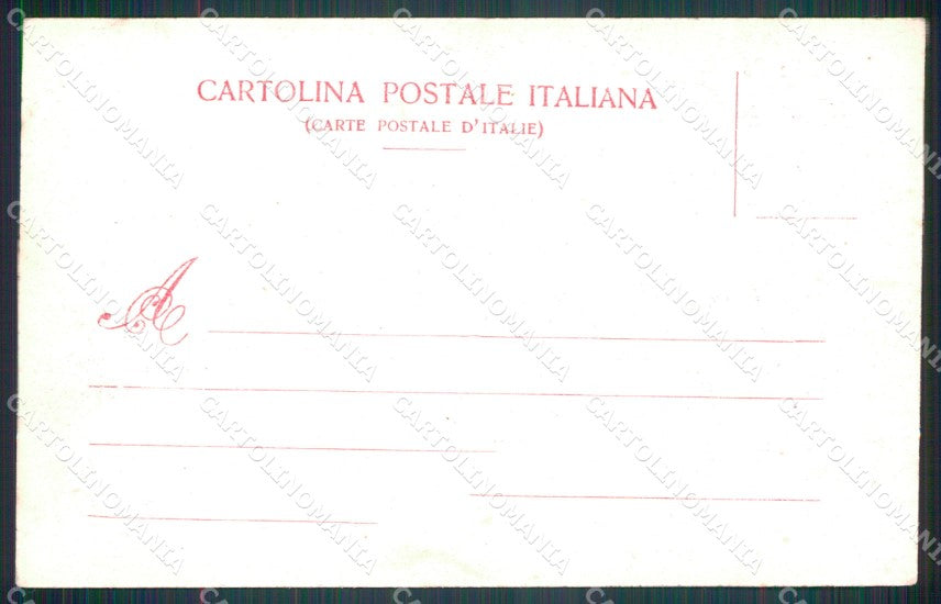 Cuneo Paesana Valle Po piazza Santa Margherita cartolina MT5697 – retro
