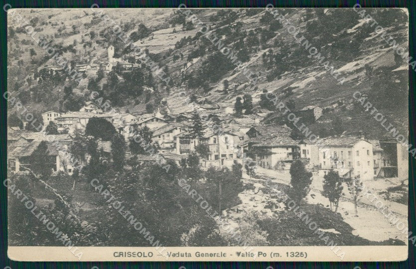 Cuneo Crissolo PIEGA cartolina MT5703 – fronte