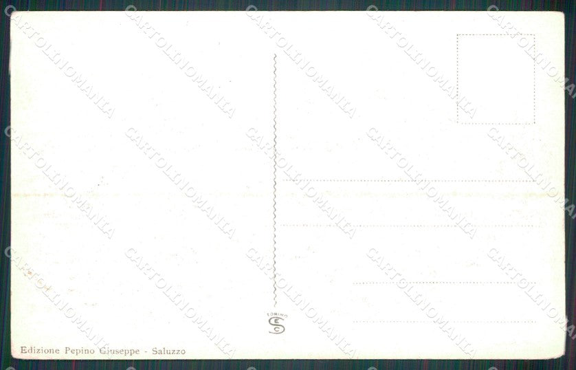 Cuneo Crissolo PIEGA cartolina MT5703 – retro