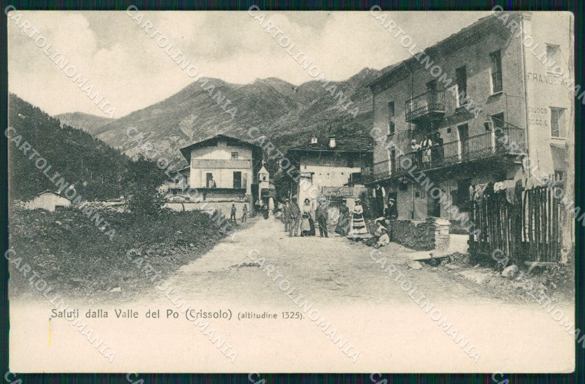 Cuneo Crissolo Genta cartolina MT5705 – fronte