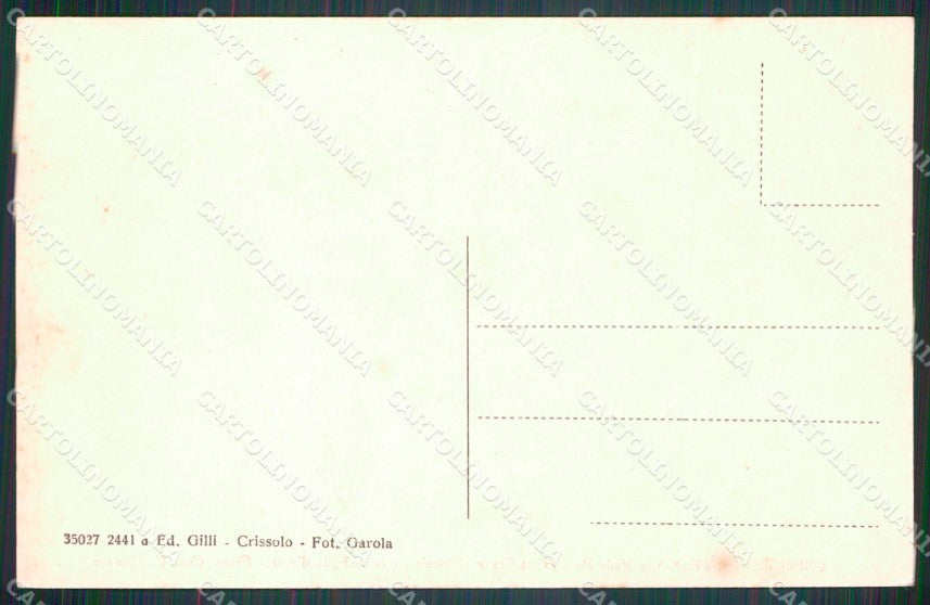 Cuneo Crissolo Hotel Corona cartolina MT5707 – retro