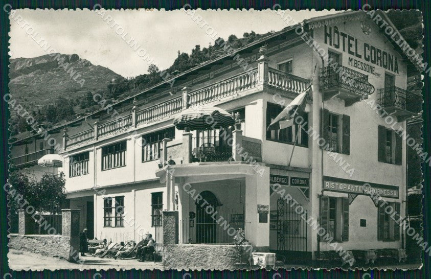 Cuneo Crissolo Hotel Corona Foto cartolina MT5708 – fronte