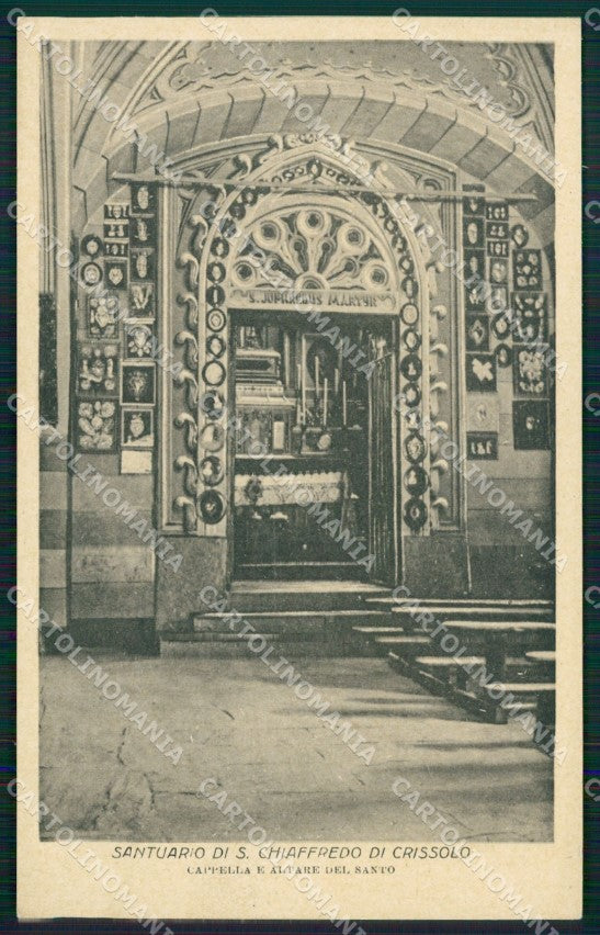 Cuneo Crissolo San Chiaffredo Santuario cartolina MT5716 – fronte