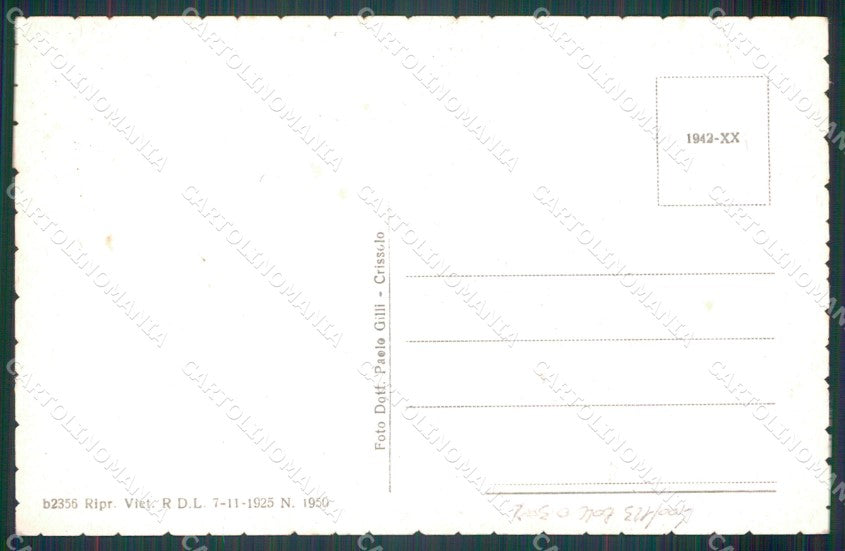 Cuneo Crissolo Caverna Rio Martino Valle Po cartolina MT5718 – retro