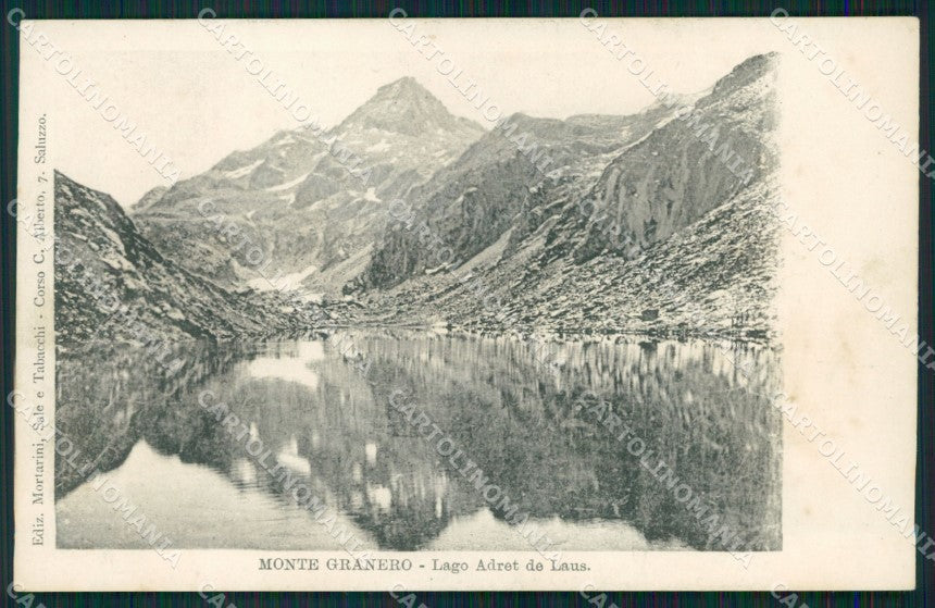 Cuneo Monte Granero Lago Adret de Laus cartolina MT5720 – fronte