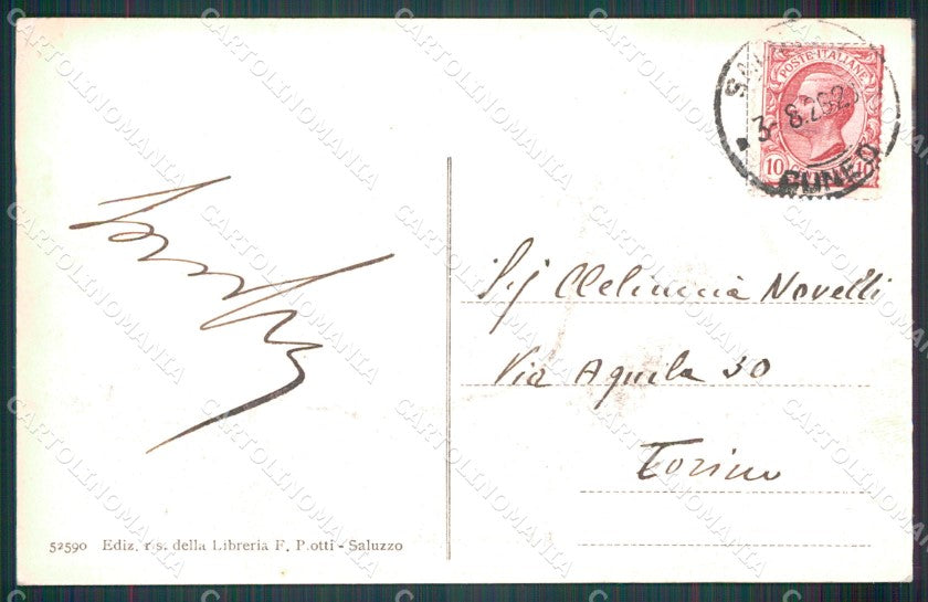 Cuneo Monviso cartolina MT5721 – retro