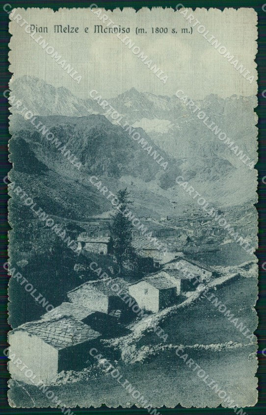 Cuneo Monviso Pian Melze PIEGA cartolina MT5726 – fronte