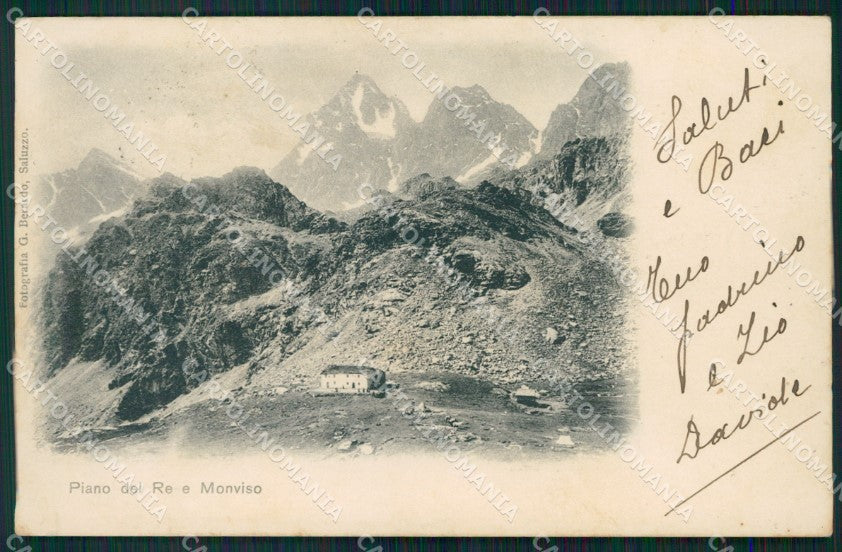 Cuneo Monviso Pian del Re cartolina MT5727 – fronte