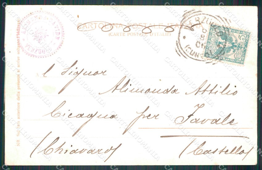 Cuneo Monviso Pian del Re cartolina MT5727 – retro