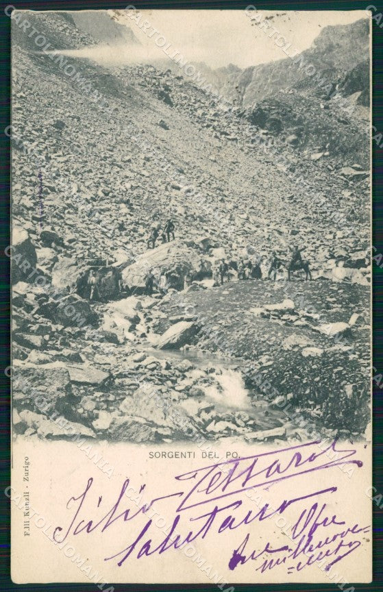 Cuneo Monviso Sorgenti del Po cartolina MT5731 – fronte