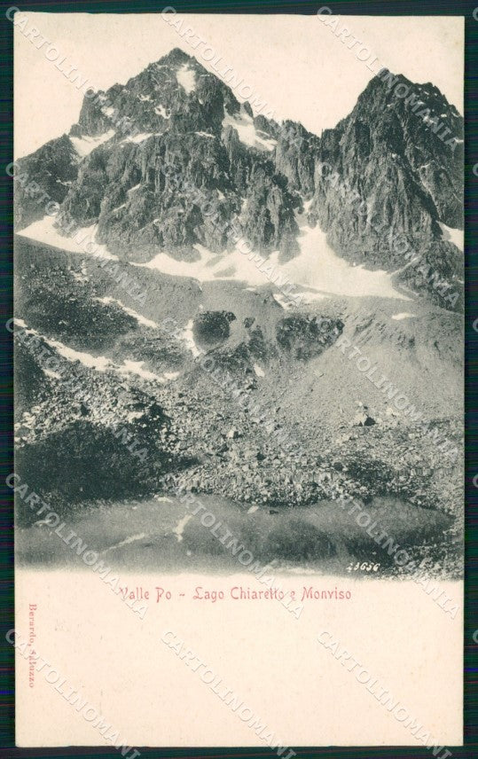 Cuneo Monviso Lago Chiaretto Valle Po cartolina MT5732 – fronte