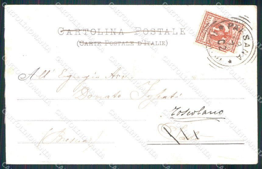Cuneo Monviso Cascata del Po cartolina MT5734 – retro