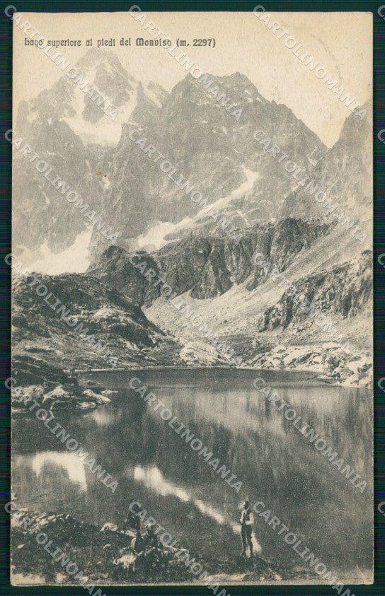 Cuneo Monviso Lago Superiore cartolina MT5736 – fronte