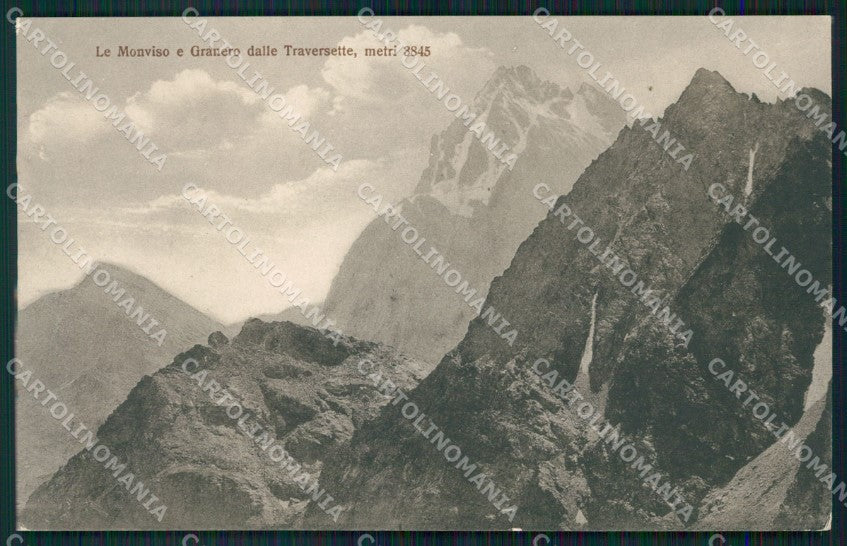 Cuneo Monviso Traversette cartolina MT5748 – fronte