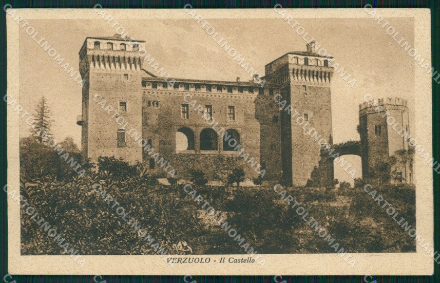 Cuneo Verzuolo Castello cartolina MT5754 – fronte