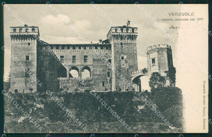 Cuneo Verzuolo Castello cartolina MT5755 – fronte