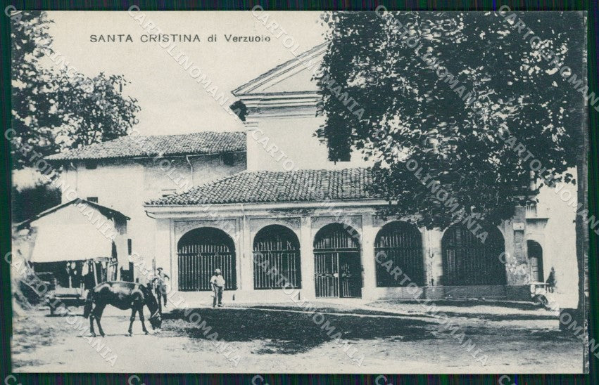 Cuneo Verzuolo Santa Cristina cartolina MT5758 – fronte