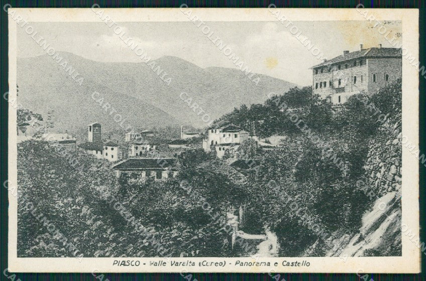 Cuneo Piasco Valle Varaita cartolina MT5769 – fronte