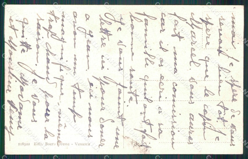 Cuneo Venasca Panorama cartolina MT5774 – retro
