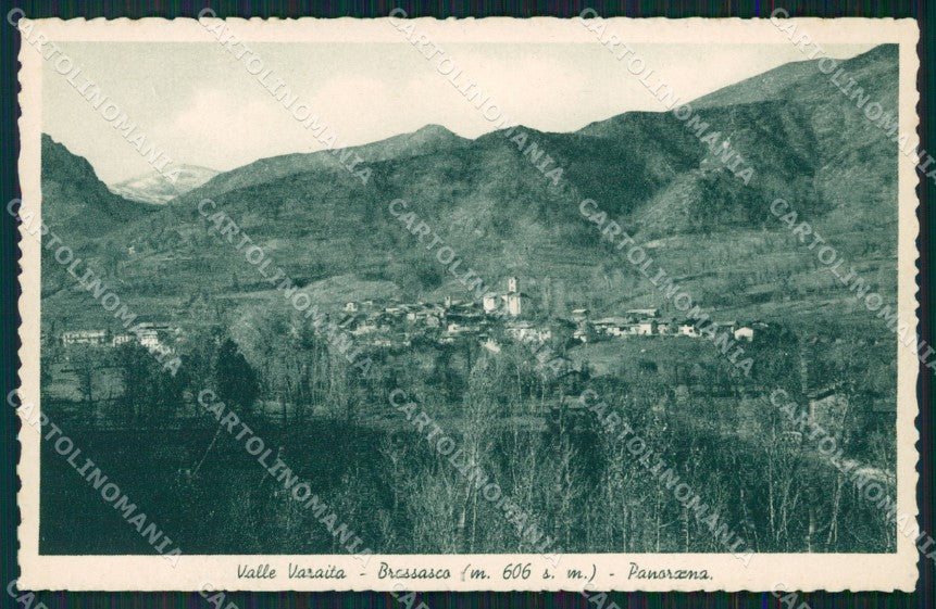 Cuneo Brossasco Panorama cartolina MT5779 – fronte