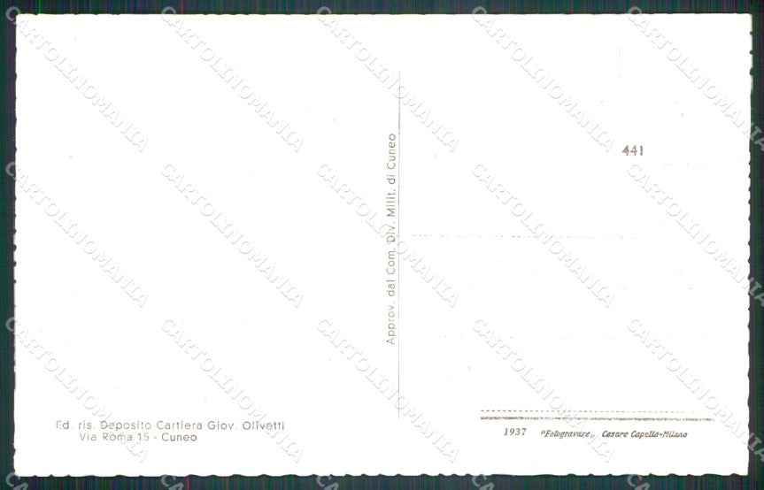 Cuneo Melle Panorama cartolina MT5794 – retro