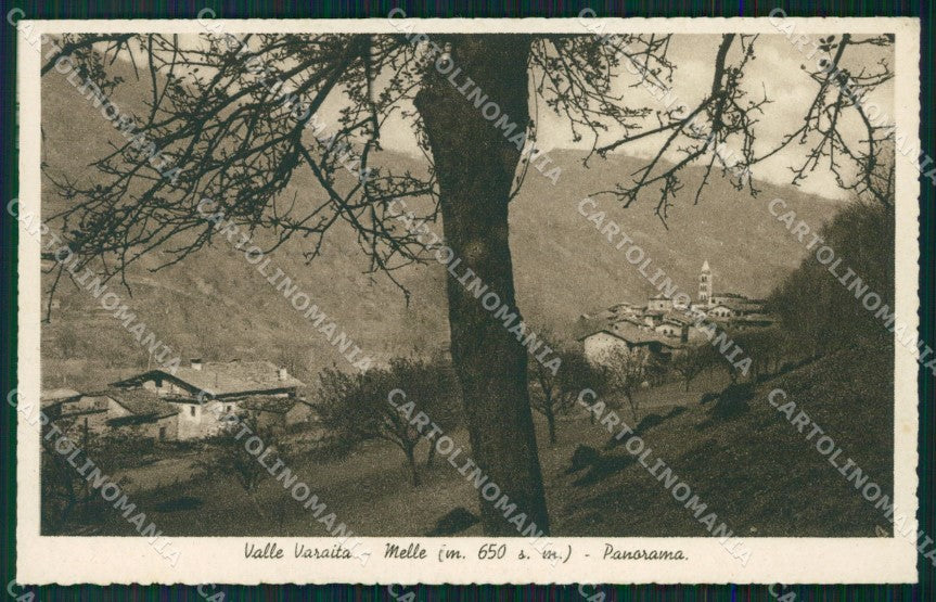Cuneo Melle Valle Varaita cartolina MT5795 – fronte