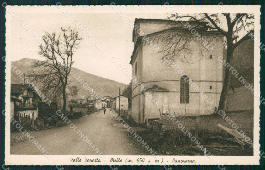 Cuneo Melle Panorama cartolina MT5797 – fronte