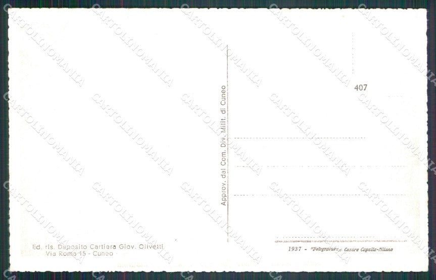 Cuneo Melle Panorama cartolina MT5797 – retro