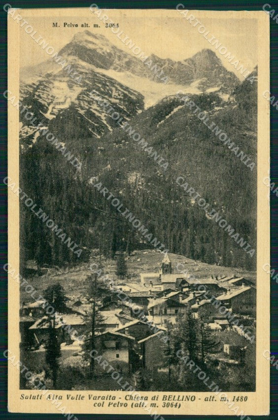 Cuneo Bellino cartolina MT5816 – fronte