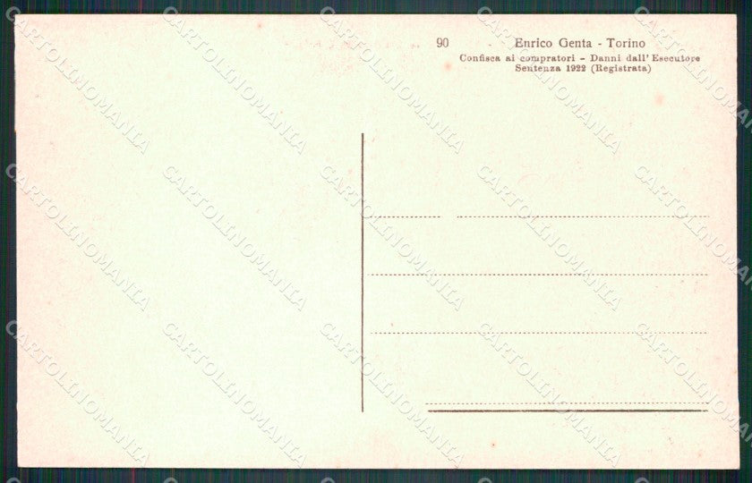 Cuneo Bellino PIEGATA cartolina MT5817 – retro