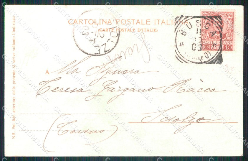 Cuneo Busca Convento Cappuccini SCOLLATA cartolina MT5826 – retro