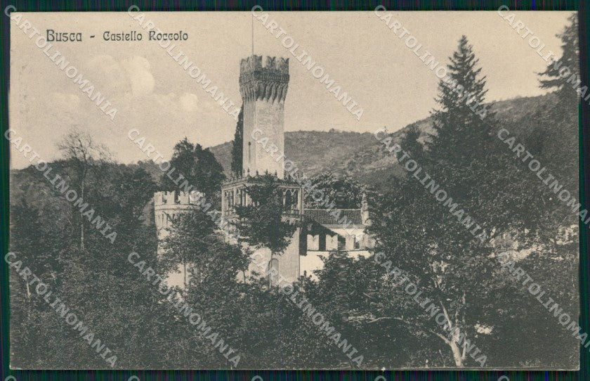 Cuneo Busca Castello SCOLLATA cartolina MT5828 – fronte