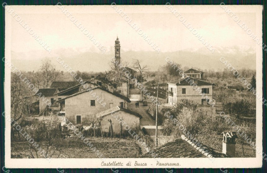 Cuneo Busca Castelletto cartolina MT5829 – fronte