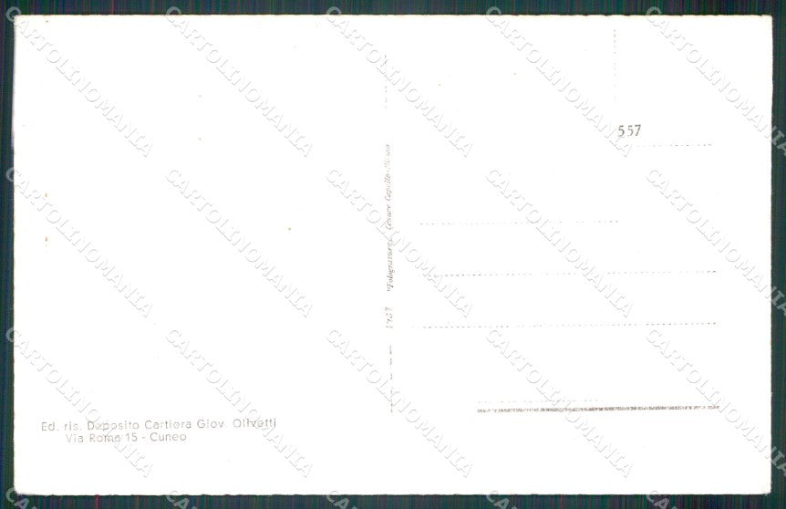 Cuneo Busca Castelletto cartolina MT5829 – retro
