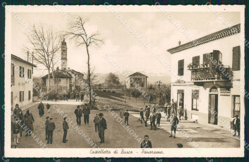 Cuneo Busca Castelletto cartolina MT5830 – fronte