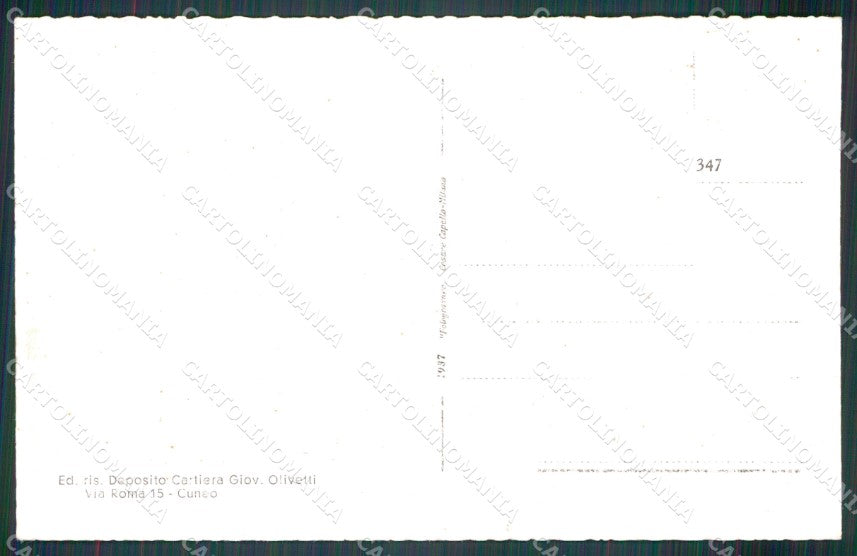 Cuneo Busca Castelletto cartolina MT5830 – retro