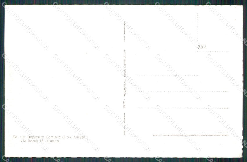 Cuneo Busca Castelletto chiesa Parrocchiale cartolina MT5831 – retro