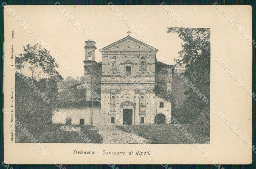Cuneo Dronero Santuario Ripoli cartolina MT5835 – fronte