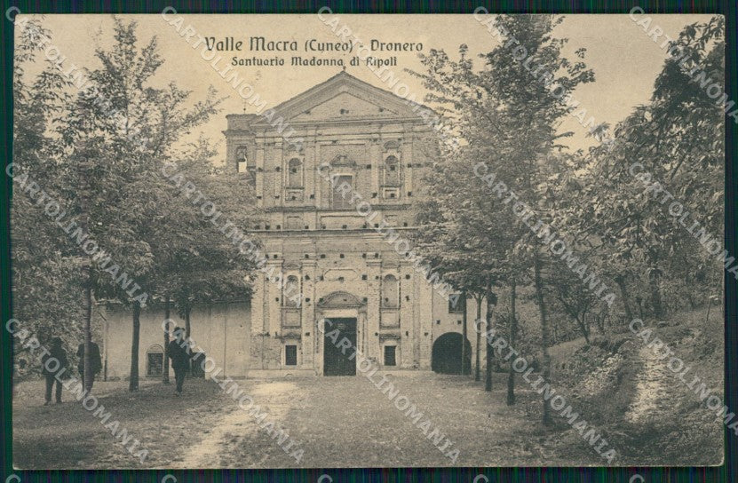 Cuneo Dronero Santuario Madonna Ripoli Valle Maira cartolina MT5836 – fronte