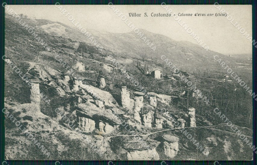 Cuneo Villar San Costanzo Valle Maira Fantocci cartolina MT5839 – fronte