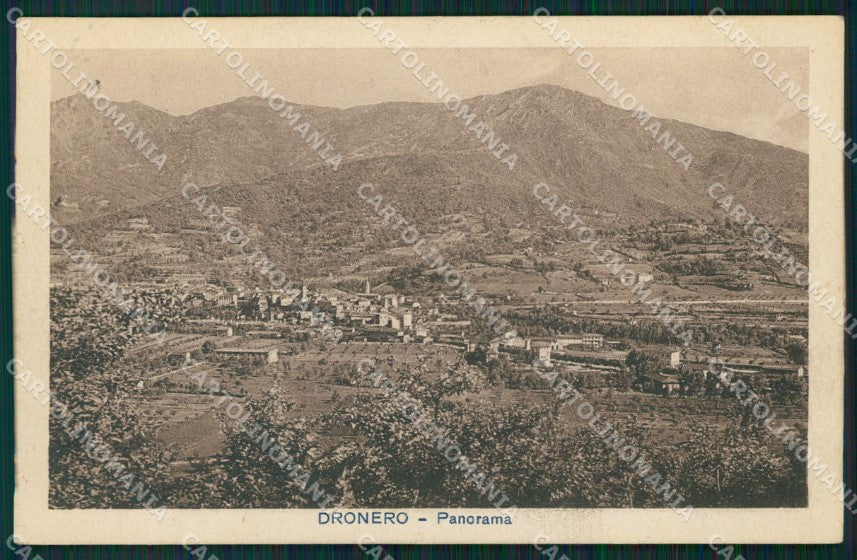 Cuneo Dronero Panorama cartolina MT5842 – fronte