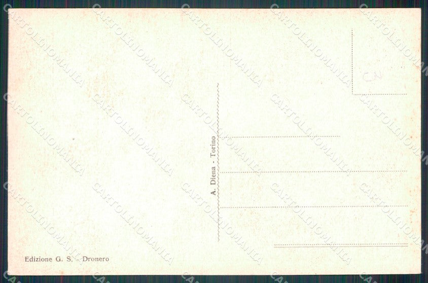Cuneo Dronero Panorama cartolina MT5844 – retro