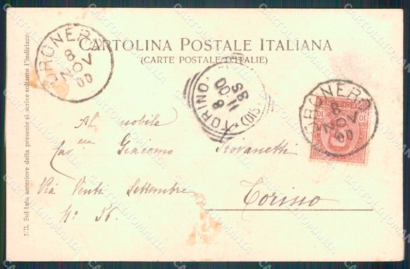 Cuneo Dronero Panorama cartolina MT5846 – retro